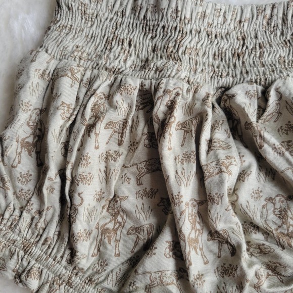 KATE QUINN Cow Pasture Smocked Waist Bloomer - Picture 2 of 4